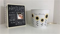 Mother’s Day Picture Frame And Flower Pot