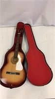 Acoustic Guitar With Case Norma New Strings