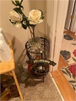 Plant Stand and Decor