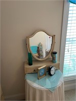Table with Shaving Mirror