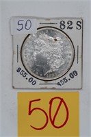 1882S Morgan dollar UnCirculated