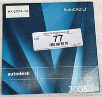 AutoDesk 2005 Software Auto Cad