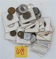 Mixed Vintage tokens 50+ coins