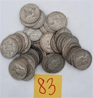 90% Silver Franklin half dollar