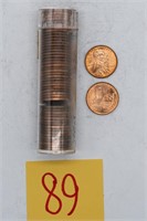1941-42 PD&S GEM BU Lincoln Cent Roll