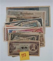 Misc World paper money-Japan, Germany etc