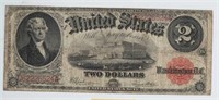1917 $2 US Note