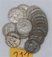 Silver Franklin Half dollar