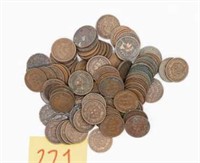 Indian Cents Qty:100