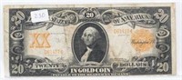 1906 $20 Gold Certificate