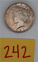 1927S High Grade Peace Silver Dollar