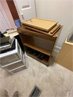 Rolling Cart and Cork Boards