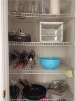 Shelf Lot of Kitchen Related Accessories
