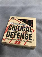 CRITICAL DEFENSE 9MM LUGER 115G-UNOPEN BOX