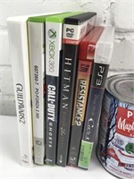 6 jeux vidéo dont Xbox 360 Call of Duty Ghost