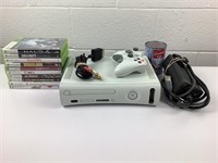 Console XBox 360, manette & jeux dont Halo 4