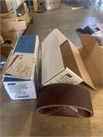 (3) Boxes of NORTON Alum Oxide Sanding Belts