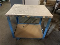 Small Rolling Platform Cart, 24 IN x 23 IN x