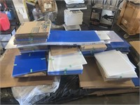 Large Pallet of Various Sized Acrylic Sheets