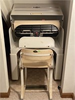 Ironrite Garment Press With Ironrite Chair
