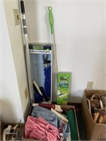 Swiffer Mop, High Reach Cleaning Kit, Towels