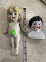 Made In Japan Porcelain Doll, Porcelain Doll Head