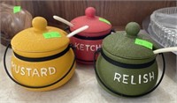 Condiment Servers With Spoons