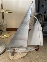 Sailboat Decor 28 Inches