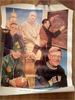 Notre Dame The Legacy Of Champions Poster Torn