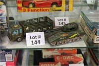 (2) Tin Litho Army Toys: