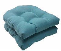 Pr Of Teal 18"x18"  Outdoor Seat Cushions