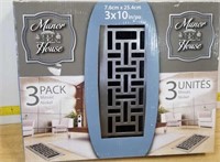 Manor House 3pk Mosaic 3"x10" Vent Covers
