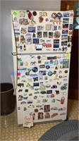 AMANA REFRIGERATOR (MAGNETS AND CONTENTS NOT