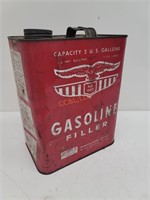 Vintage Metal Eagle 2 Gallon Gas Can