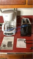 PROCTOR SILEX TOASTER AND MR COFFEE 12 CUP