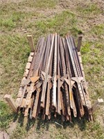 (50) 6' Steel T Posts