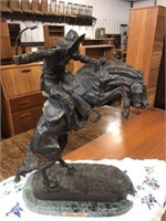 "BRONCO BUSTER" BY FREDERIC REMINGTON ON