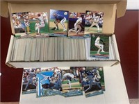 Box of 1992 Ultra Fleer Baseball Cards