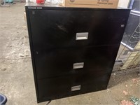 Fireproof Three Drawer Lateral File Cabinet