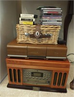 CROSLEY CD AND RECORD PLAYER PLUS MUSIC