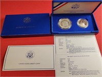 (21) - US LIBERTY SILVER PROOF COINS SET