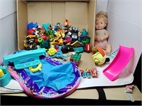 Barbie,Cabbage Patch, McDonalds, Garfield toys - A