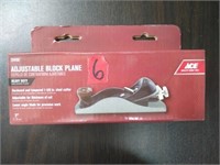 ACE Adjustable Block Plane 7" Heavy Duty