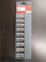 Craftsman 9pc Deep Socket set 1/2" Drive Metric