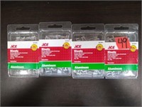 (4) ACE Aluminum Rivet Packs of 100