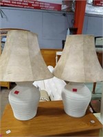 Table Lamps w Shades 26" tall