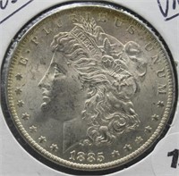 1885-O Morgan Silver Dollar. UNC.