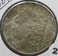 1889 Morgan Silver Dollar.