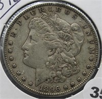 1896 Morgan Silver Dollar.