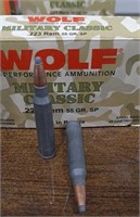 5 Boxes-- Wolf .223 Rem Steelcase Ammunition